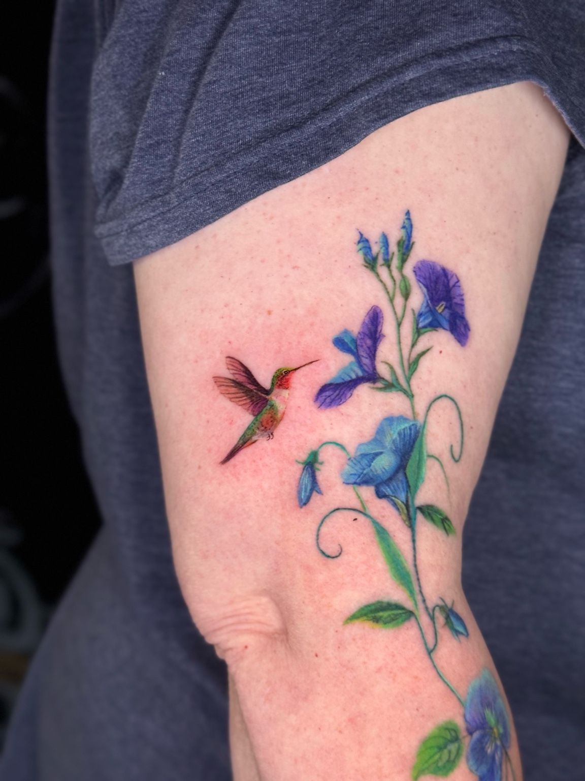 Hummingbird tattoo by ALEX Q