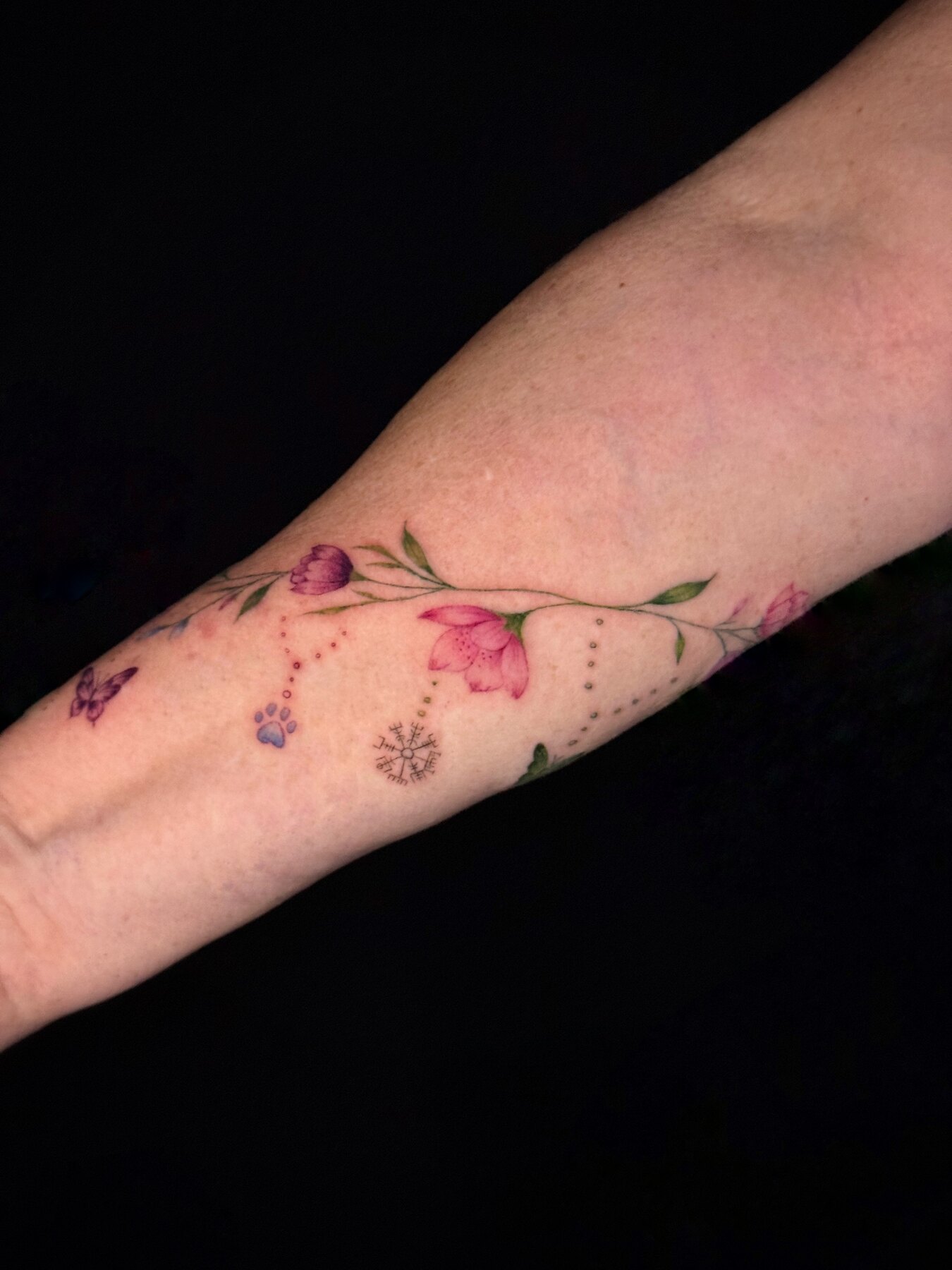 Color Vine tattoo by EVEY N