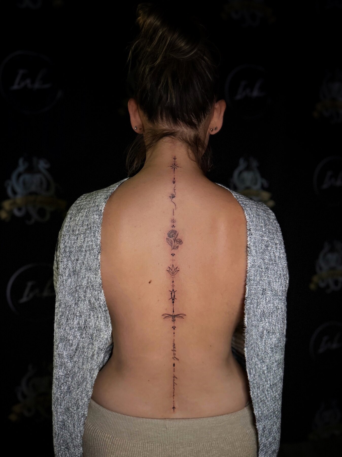 Spine Ornamental tattoo by EVEY N